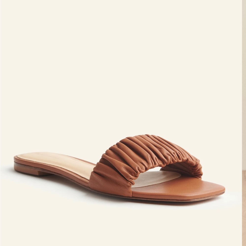 Marcella Ruched Flat Slide